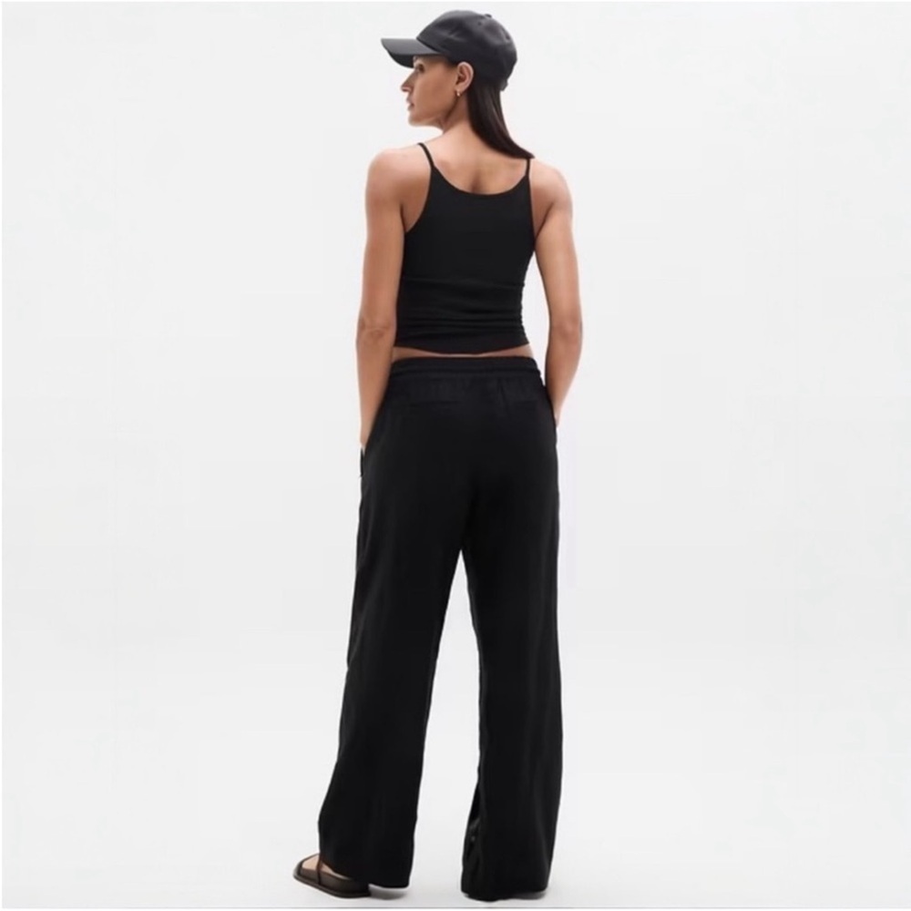 Athleta Retreat Linen Wide Leg Pant NWT XXS PETITE - Picture 2 of 9